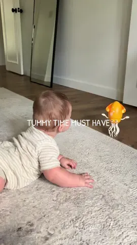 Brooks’s favorite tummy time toy!! He loves this little dancing squid, it could keep him entertained all day😂 Linked on my Amazon storefront!🔗 @Hahaland @Hahaland  #babytoys #tummytime #babyproducts #hahalandtoys #momlife 