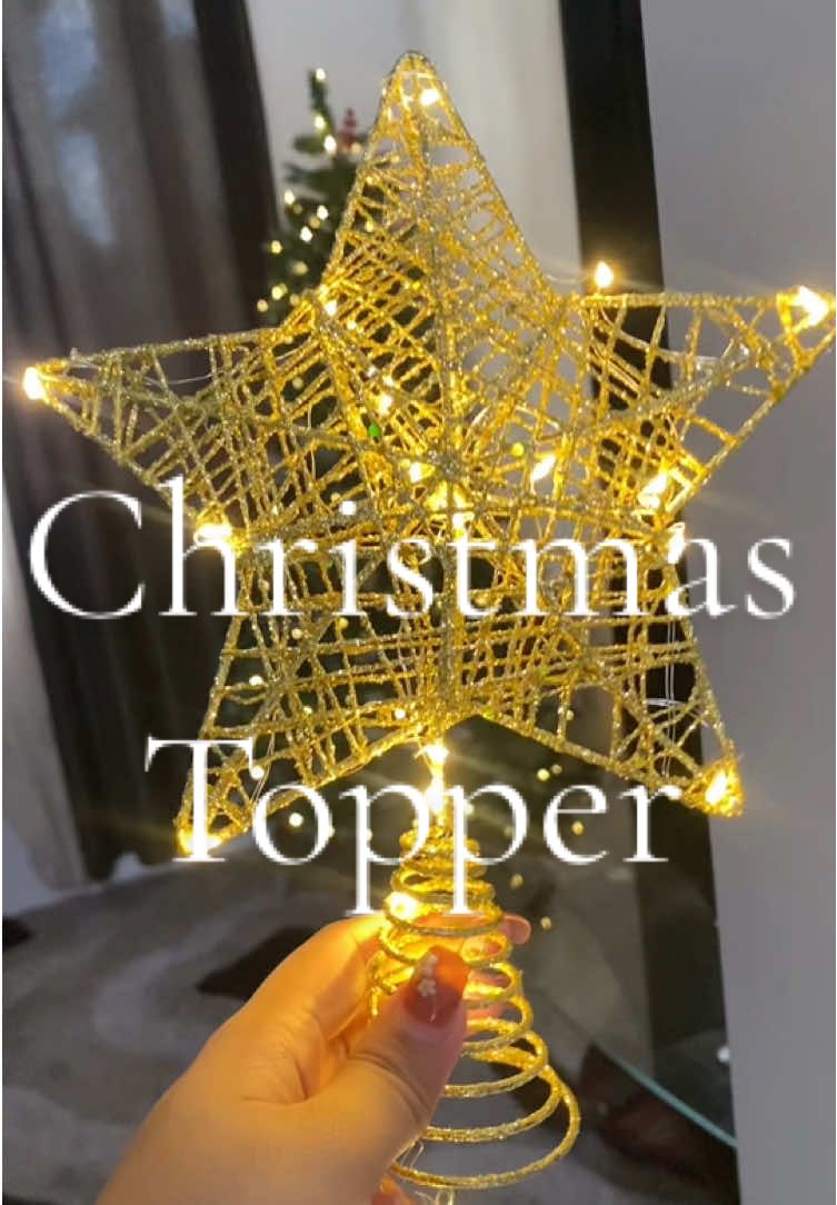 Hindi complete ang Christmas tree pag Walang STAR sa taas 🎄☃️ #christmas #star #stardecoration #christmastopper 