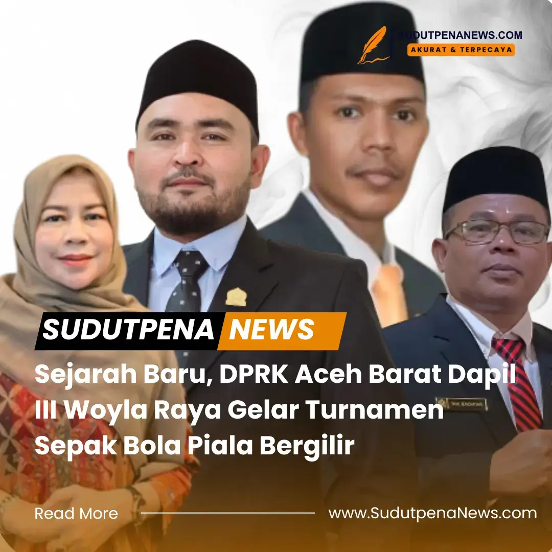 Aceh Barat | Sudutpenanews.com – Dewan Perwakilan Rakyat Kabupaten (DPRK) Aceh Barat Daerah Pemilihan (Dapil) III Woyla Raya akan menyelenggarakan Turnamen Sepak Bola Piala Bergilir DPRK dalam waktu dekat. Turnamen perdana ini akan diikuti oleh empat klub terbaik hasil seleksi peringatan HUT RI di setiap kecamatan dalam Dapil III. Mereka akan kembali berkompetisi memperebutkan gelar juara serta piala bergilir. Anggota DPRK Aceh Barat Dapil III yang mendukung penuh kegiatan tersebut yakni Siti Ramazan dari Fraksi PAN, Ahmad Yani dari Fraksi Gerindra, Mustafa Gaseu dari Fraksi Golkar dan Bahctiar dari Fraksi Partai Aceh. Ahmad Yani mengatakan, saat ini pihaknya bersama unsur masyarakat masih melakukan proses pembentukan panitia pelaksana agar kegiatan dapat berjalan tertib, meriah serta sesuai dengan harapan seluruh pihak. “Turnamen ini akan menjadi pilot project dan akan dipusatkan di Lapangan Perkasa Kuala Bhee, Kecamatan Woyla. Lokasi tersebut dipilih sebagai langkah awal sebelum ke depan menjadi agenda tahunan lintas kecamatan di Woyla Raya,” ujar Ahmad Yani, Selasa (19/8/2025). Baca selengkapnya di https://sudutpenanews.com/ #meulabohacehbarat #aceh #fypシ #fyp #acehindonesianews 