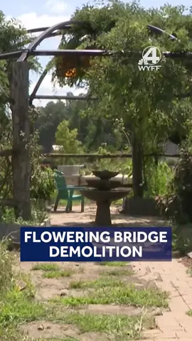 Crews have started demolition of Lake Lure's beloved Flowering Bridge after it was severely damaged during Hurricane Helene.  #localnews #lakelure  #northcarolina #fyp #upstatesc 