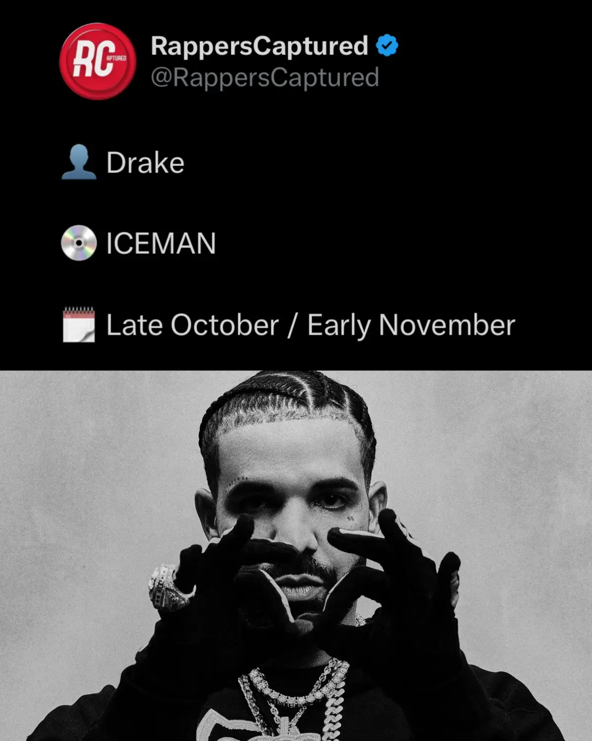 It’s nearly time… #Drake #ICEMAN