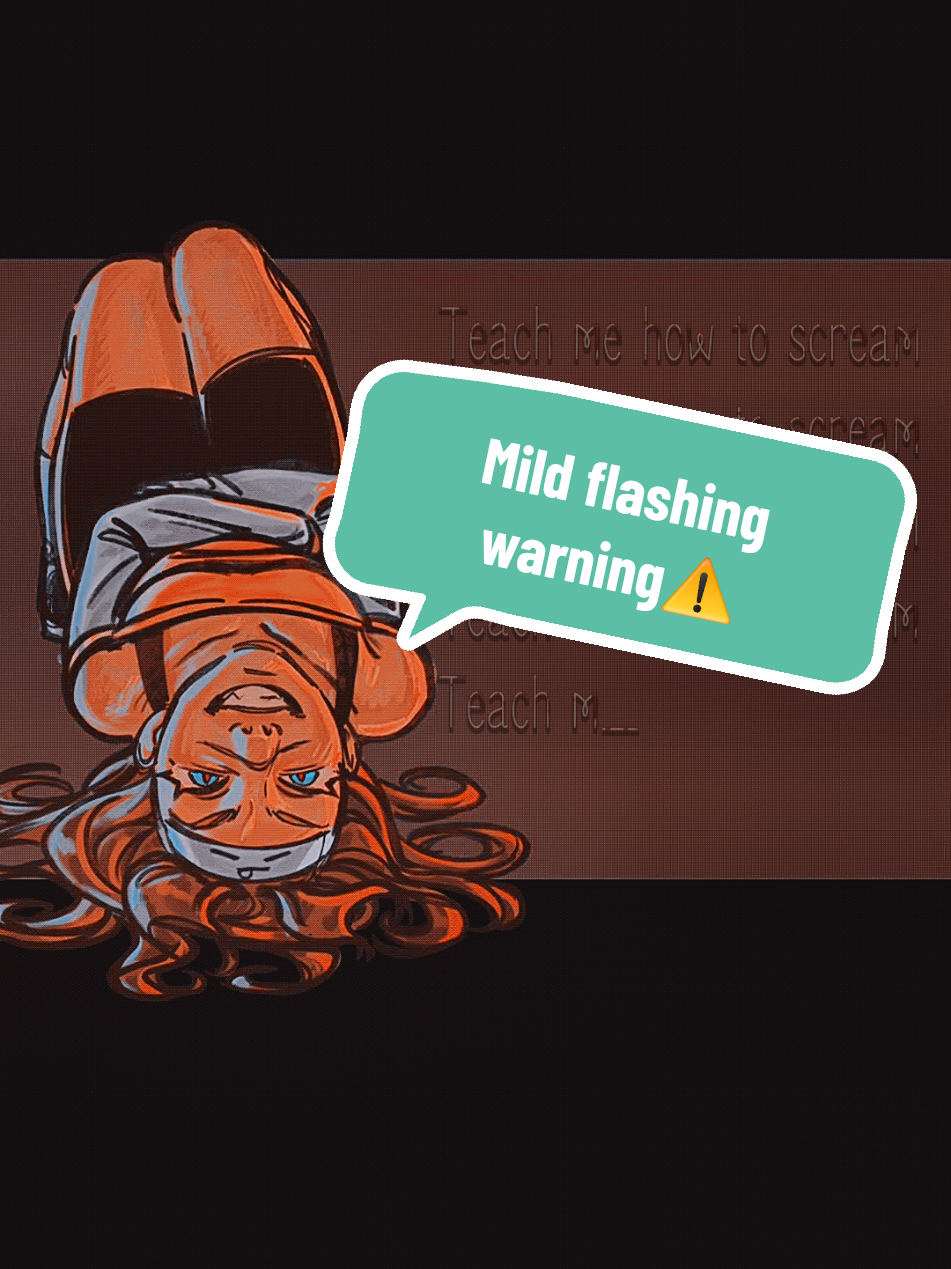 Mild flashing warning⚠️  Random post go!!! Haha, yup, I just felt like making this. I don't know why, but I did, so yeah, here ya go. Love to draw this oc a lot :D I'm still trying to muster up the energy to start posting stuff more often, but yeah, it's a start, I guess... Hope yall are doing good ^^ #animation #animationmeme #teachmehowtoscream #imtiredlol 