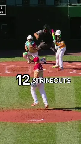 #Nevada #pitcher Garrett Gallegos was feeling good before his 12 strikeout performance 😮‍💨 (🎥 @Little League) #LLWS #baseball #LittleLeague