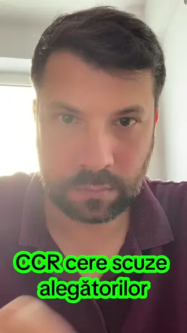 CCR cere scuze alegătorilor
