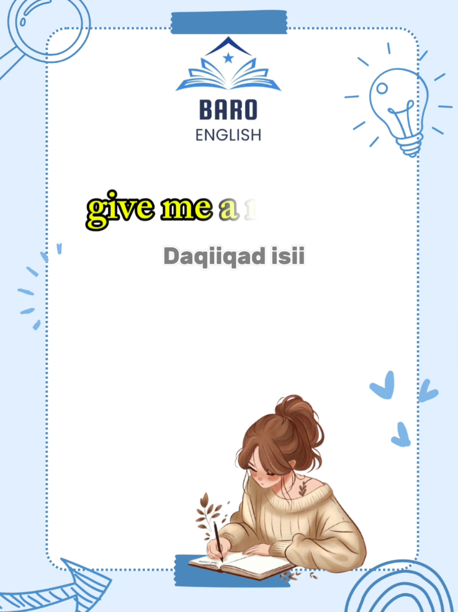 like ta follow da waa ii dhiiri galin wll soo dhawaada #baroenglish #english #somali #somalitiktok #fyp 