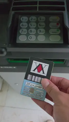 You can smile again talaga pag labas ng pera. hahaha #hunterxhunter #hunterlicense #prohunterlicense  #hunterlicensecard #animé 