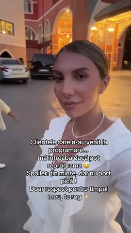 Dacă nu poți ajunge la programare, anunță din timp ! Poate altcineva se bucură de acel loc ținut ocupat . Țin minte, dar nu port pică . Comunicarea păstrează vibe-ul frumos 💖 Respectul e mereu în trend ✨#MakeupByCatDee #RespectPentruTimp #ClientăResponsabilă #GlamWithRespect #BeautyEtichetă @Cat Dee Beauty Suite 