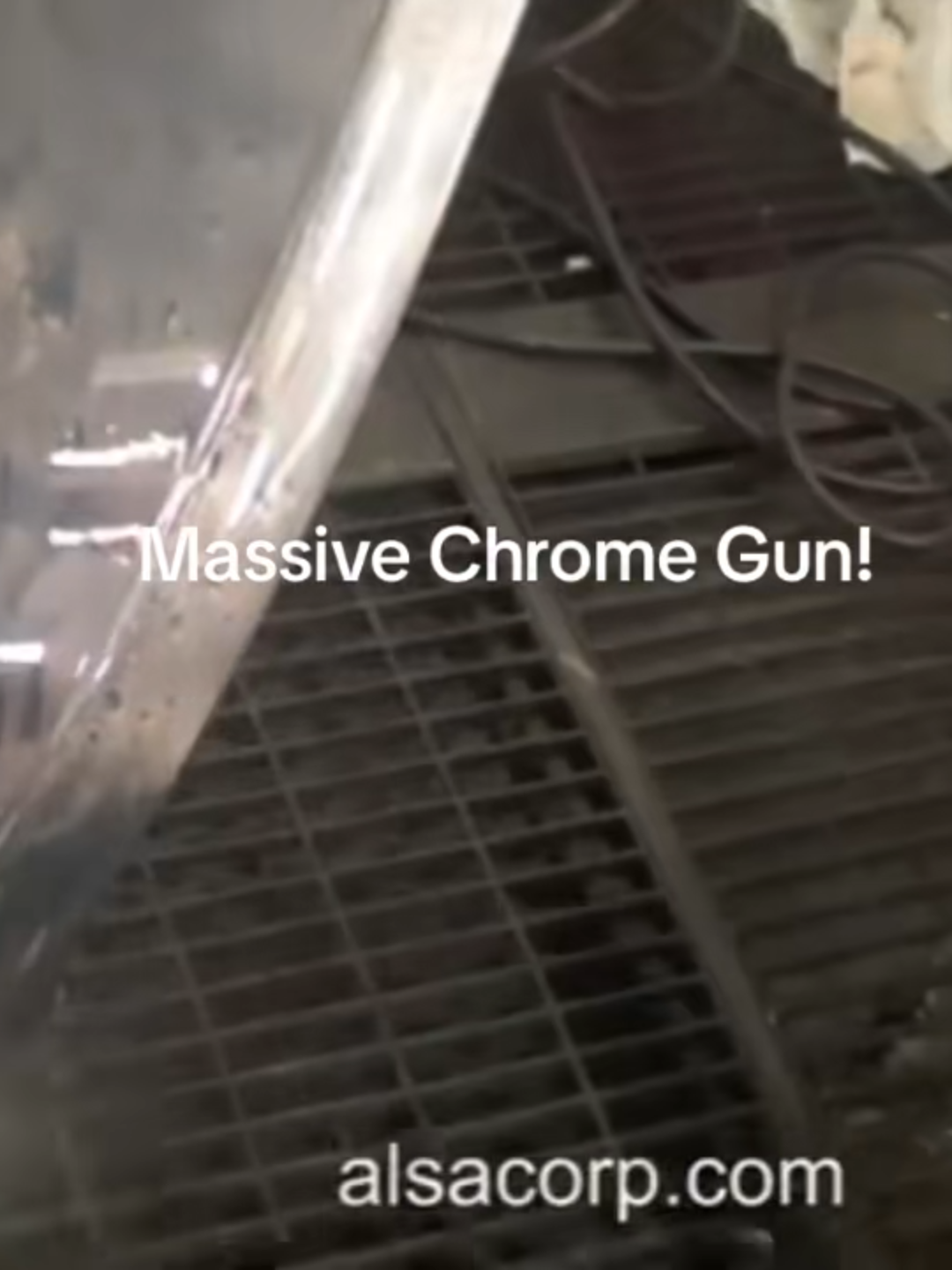 20 year old video. Large silver nitrate gun.