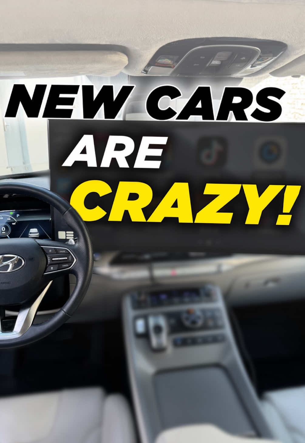 These #carplay screens are getting ridiculous. #Tech #techtok #carsoftiktok #fyp 