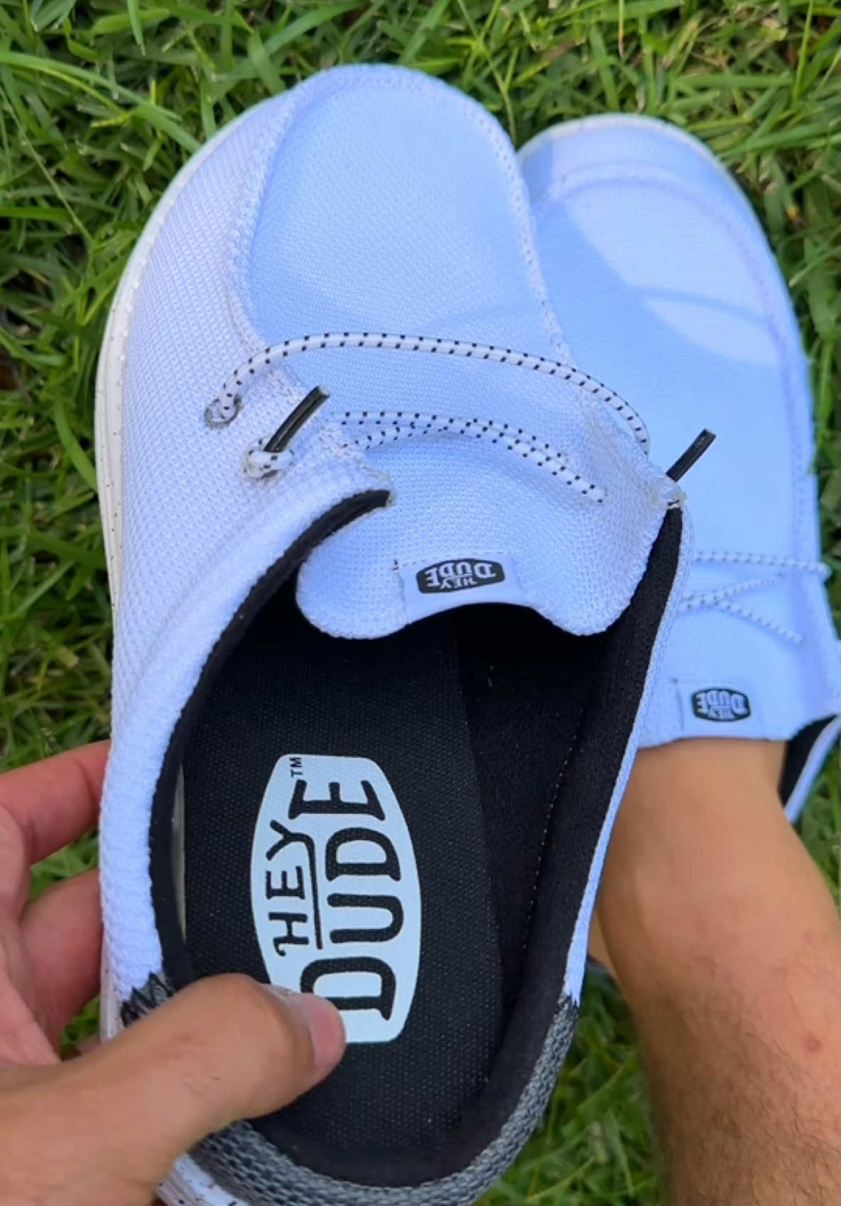 Meet the HEYDUDE Wally Slip Stretch Canvas — comfort that doesn’t compromise style. 🎨 Canvas upper with a festive speckled midsole = clean look with personality. 🧼 Water-repellent & travel ready — rain or shine, you’re covered. 💤 Stretch laces + easy-on system make every step feel like slippers. Whether you’re heading to brunch or just crashing a backyard party — these are the kicks you didn’t know you needed. Grab your pair and slip into the easy life. #HeyDudeShoes #WallySlipCanvas #SlipOnStyle ##HEYDUDEpartner #tiktokshopcreatorpicks @HeyDude 