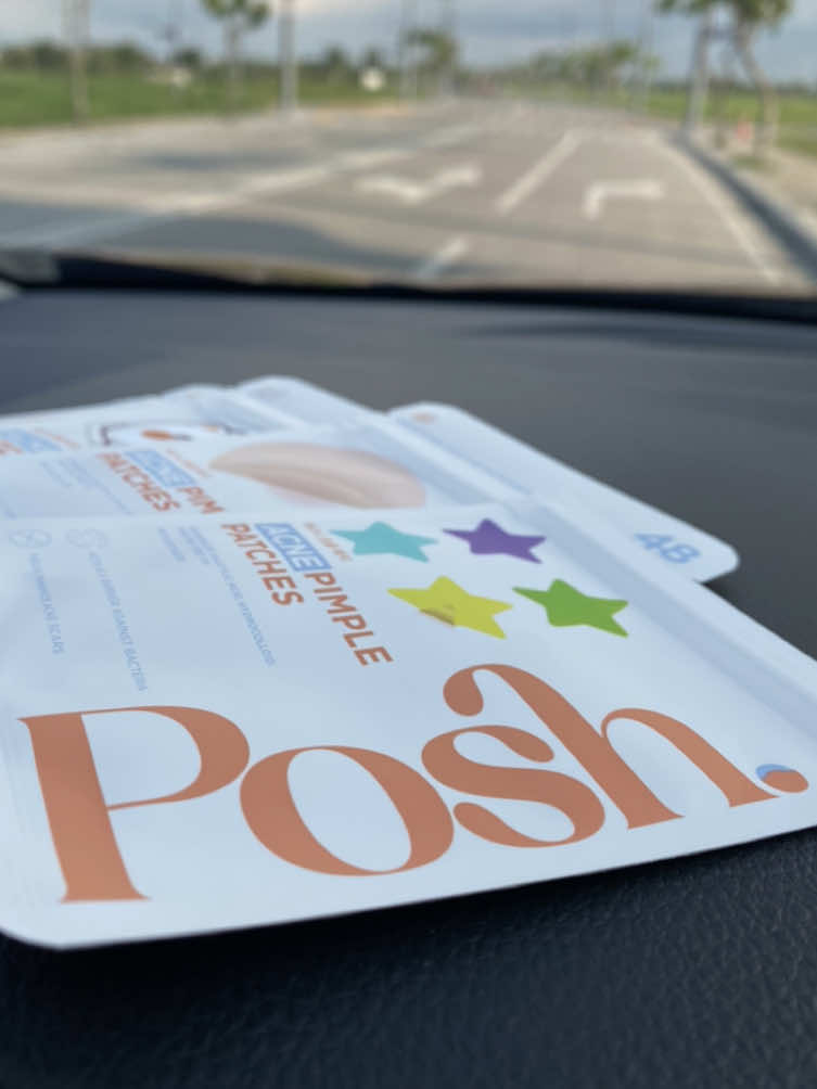 Why worry about going out with a pimple when you can still look pretty with the cutest pimple patch ever? ⭐️🌸 @Posh Skincare #PoshSkin #poshwithpurpose #cutepimplepatches #skincare #fyp  