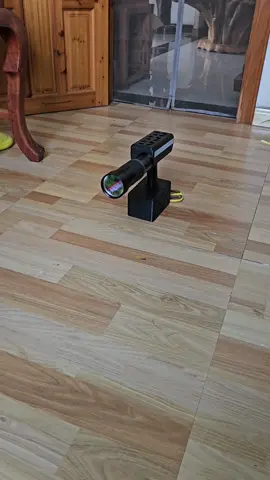 KX500 Watts, upgrade the cannon lens, and remotely launch the puncture stake. #DIY #laser #lasercannon #lightpower #virals #fyp 