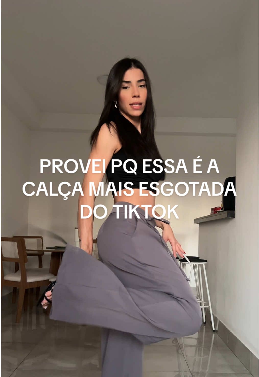 Eu AMO essas calças e o motivo é simples #calca #alfaiataria #calcapantalona #wideleg #tiktokshop 