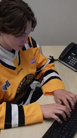 A new gig for the boys during off season 🎟️🎟️ Single game tickets on sale NOW ‼️ #fyp #ohl #hockey #hockeygame #sports 