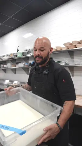 Golden, garlicky goodness rendered to perfection. Who’s hungry?  #beeftallow @Ember 