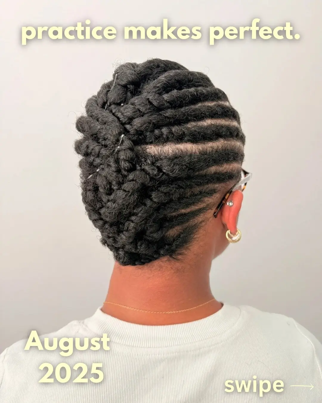 full tutorial on how to do this flat twist & updo drops today on YouTube! #naturalhair #flattwist #flattwiststyles #flattwistupdo #updo        