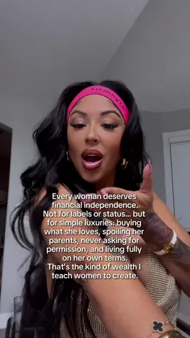 Every woman deserves financial independence. Not just for labels or clout— But for the kind of freedom where you can buy what you want, spoil the people you love, and never ask for permission again. That’s the wealth I built. That’s the wealth I teach women to create. If you’re ready to learn how to build $10K–$15K per month using AI + digital products, I’ll show you inside my free training. DM ME  “TRAINING” ON IG and I’ll send it over.