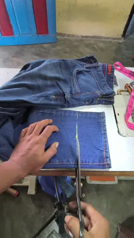 potong sambung celana jeans 