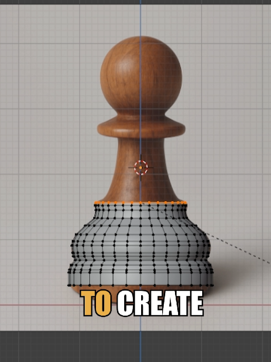 Turn 1 VERTEX into a PERFECT Model in 30 Second #blender #blendertutorial #learnblender #satisfyingvideos #viral_video 