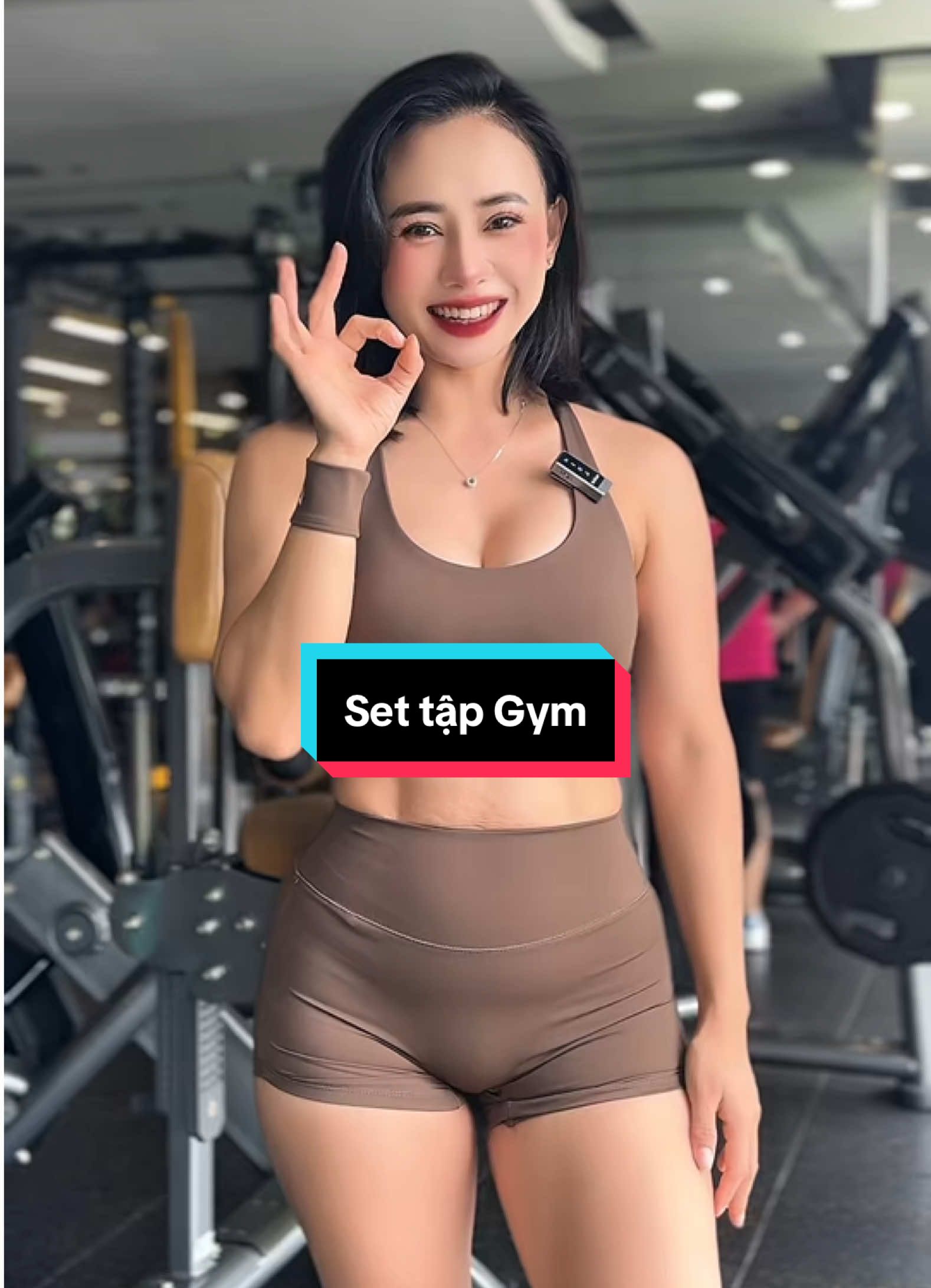 Set tập gym – đơn giản nhưng nổi bật 🌟 #vothao #dotapgymnu #aotapgym #quantapgym #settapgym