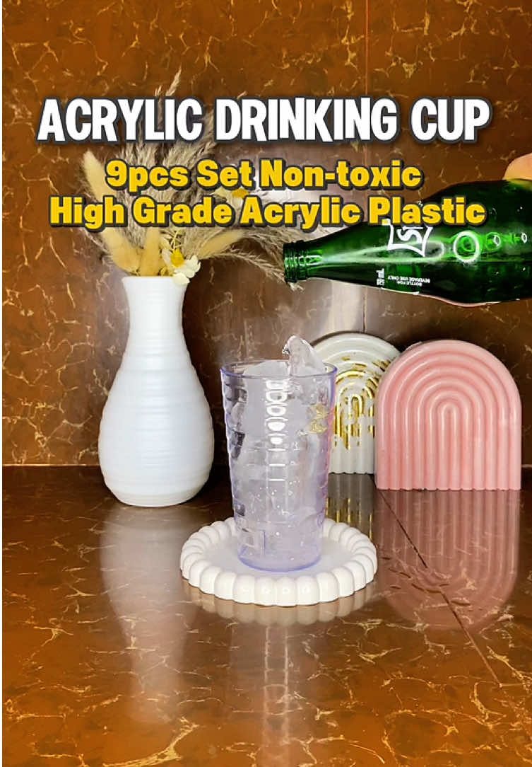 Cheers to every occasion with these stylish 9-piece drinking cup set! Perfect for gatherings, picnics, or just enjoying your favorite beverages at home. 🥤✨ #DrinkingCups #HomeDecor #PartyEssentials    