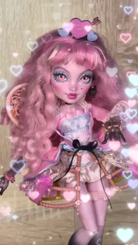 My lovely Cupid g3 transformation ! 💘🩵  #monsterhigh #cupidg3 #monsterhighcupid #artist #dollrepaint 