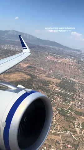 there was a big A330 that departed ahead of us #turbulence #takeoff #flight #viral #fyp 