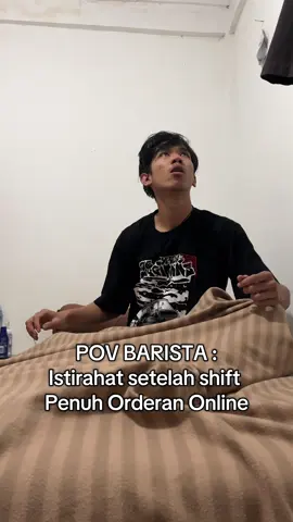 Suara orderan masuknya sampe ke dalem mimpi 😌. #barista #fyp #pov #grabfood #coffeshop 