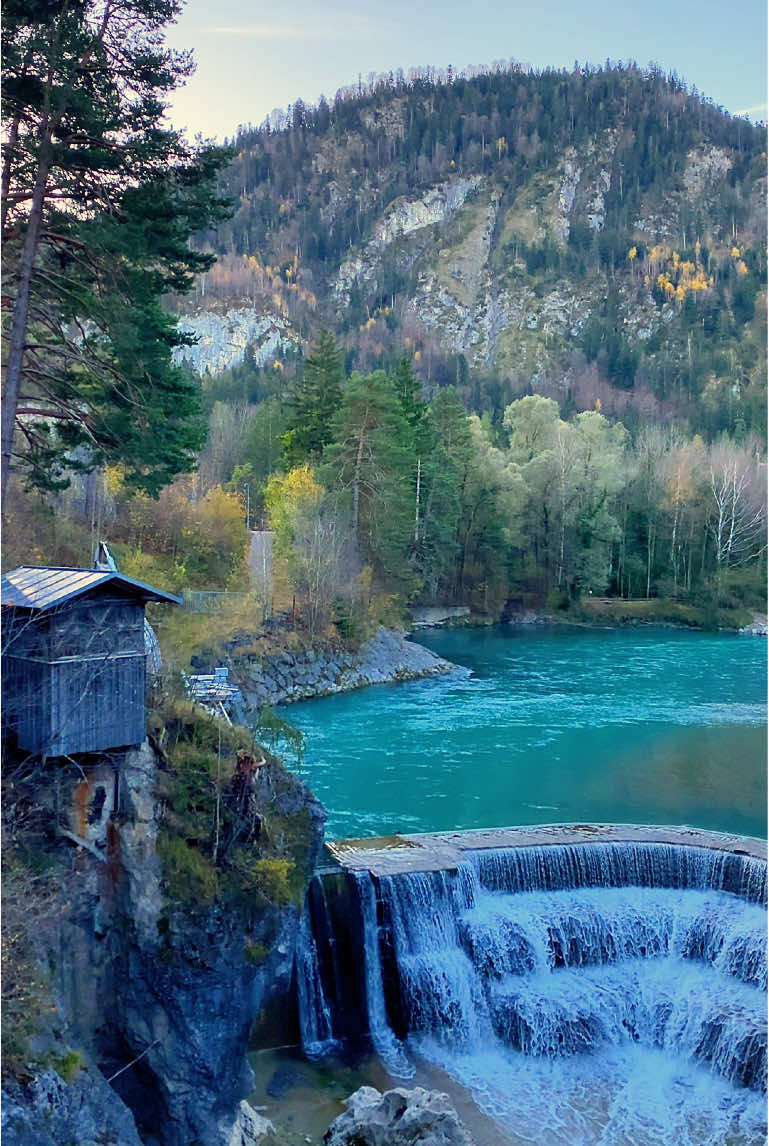 📍Lechfall in Füssen, Germany 🇩🇪  #waterfall #traveltiktok #landscape #germany #traveling 
