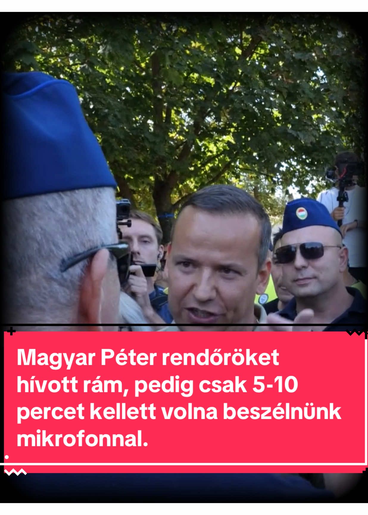 Magyar Péter rendőröket hívott rám, pedig csak 5-10 percet kellett volna beszélnünk mikrofonnal.#fyp #foryоu #magyarpéter #toroczkai2026 #neked 