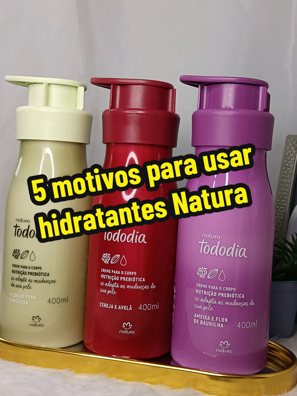 5 motivos para usar hidratantes Tododia da Natura ✨ #naturatododia #ericacosmeticos #consultoradebelezanatura #hidratantenatura @Consultoria Natura e Avon @Erica Santos 🛍️ @Erica Santos 🛍️ @Erica Santos 🛍️ 