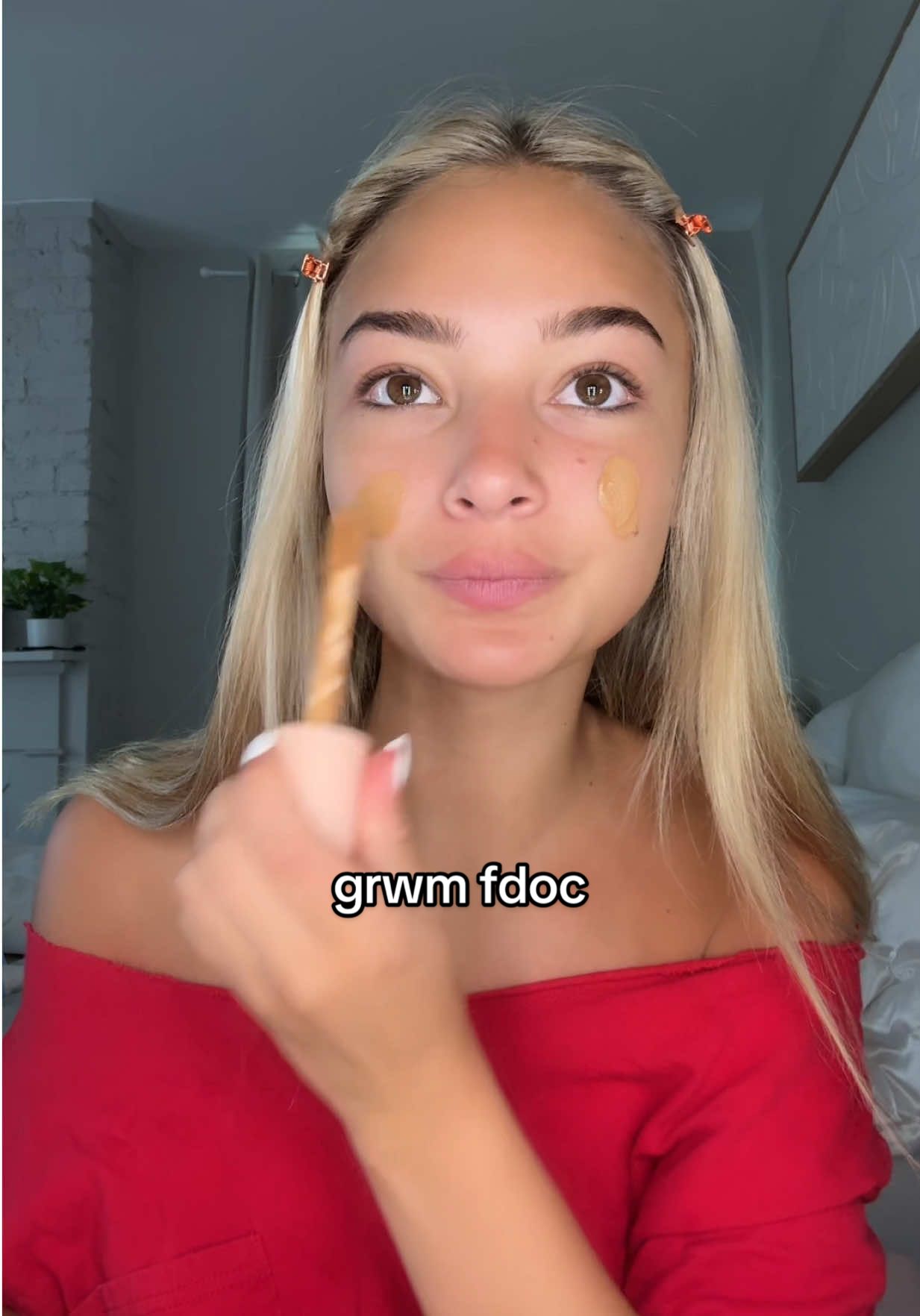 here we go again…  #grwm #fdoc #makeup #routine #tutorial 