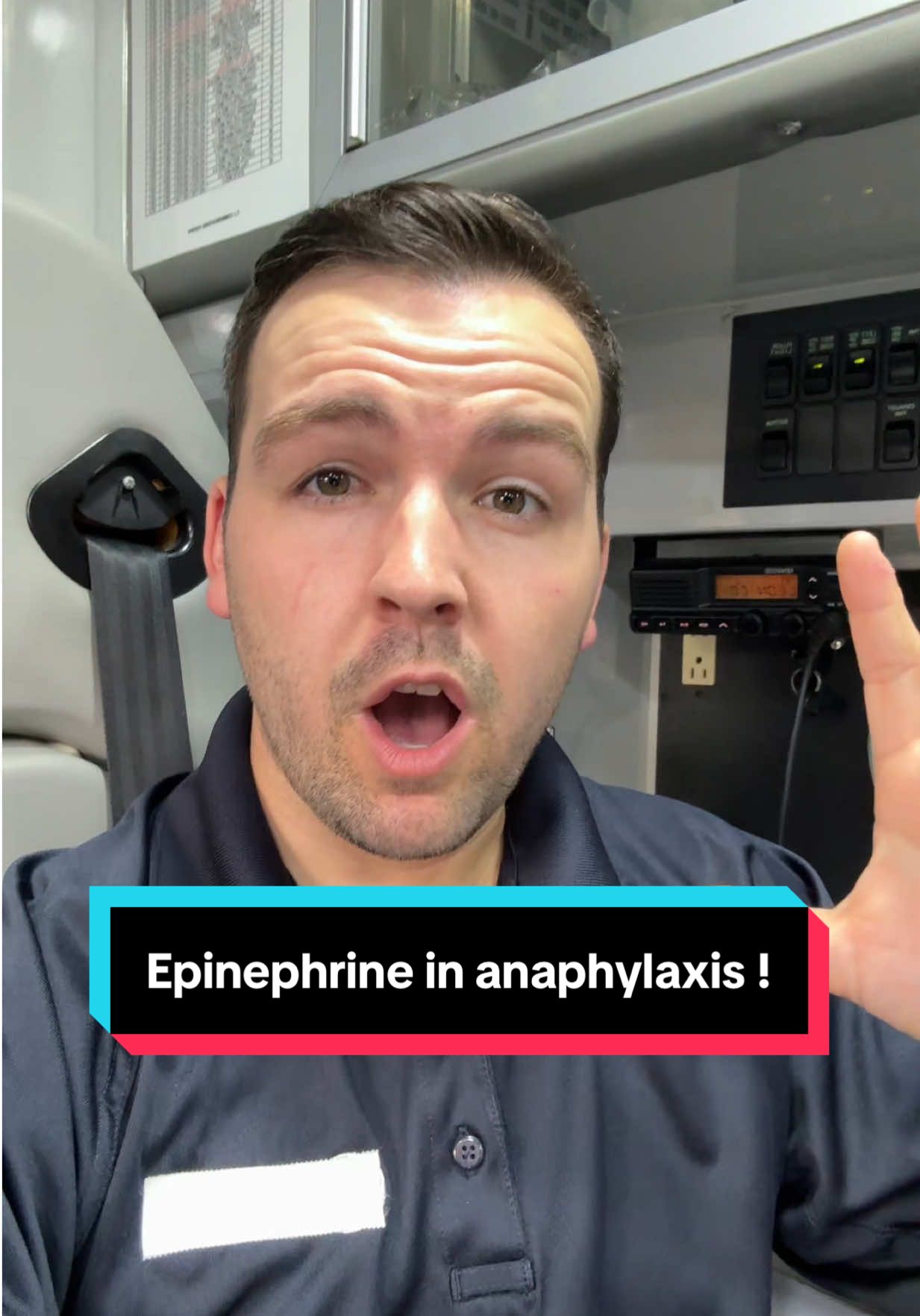 Epinephrine in anaphylaxis! @Paramedic Flash #emtlife #ems #paramediclife #medicaltiktok #firstresponders 