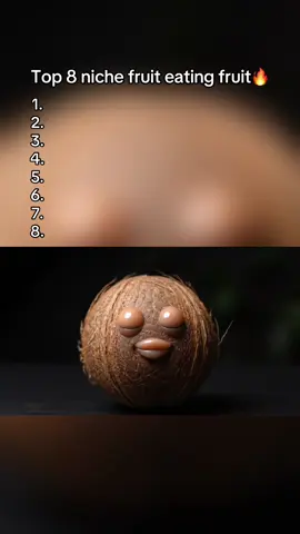 Top 8 niche fruit eating fruit🔥 #niche #fruiteatingfruit #fruiteating #fruit #fyp 