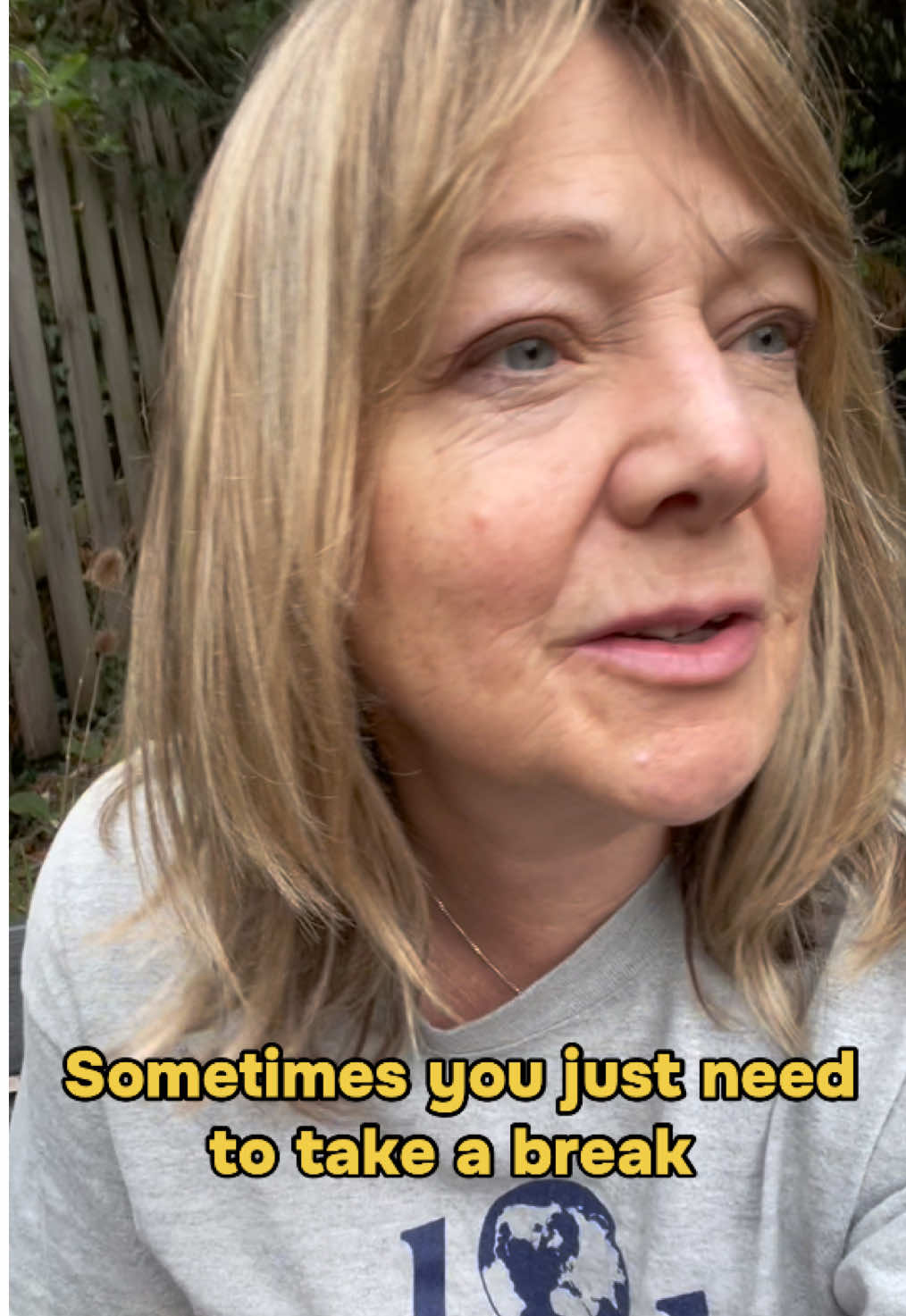 Sometimes you just need to take a break  #womenover50 #takeabreak #itsokaytorest #lifeafterloss #midlifewomen 