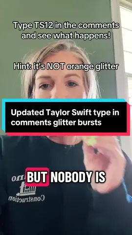 Update to the TS12 GENIUS marketing ✨ Type ts12, Taylor swift, or life of a showgirl in the comments on this video and watch what happens - HINT - it is NOT the orange glitter everyone’s talking about! #ts12 #taylorswift #marketingstrategy #lifeofashowgirl #fyp 