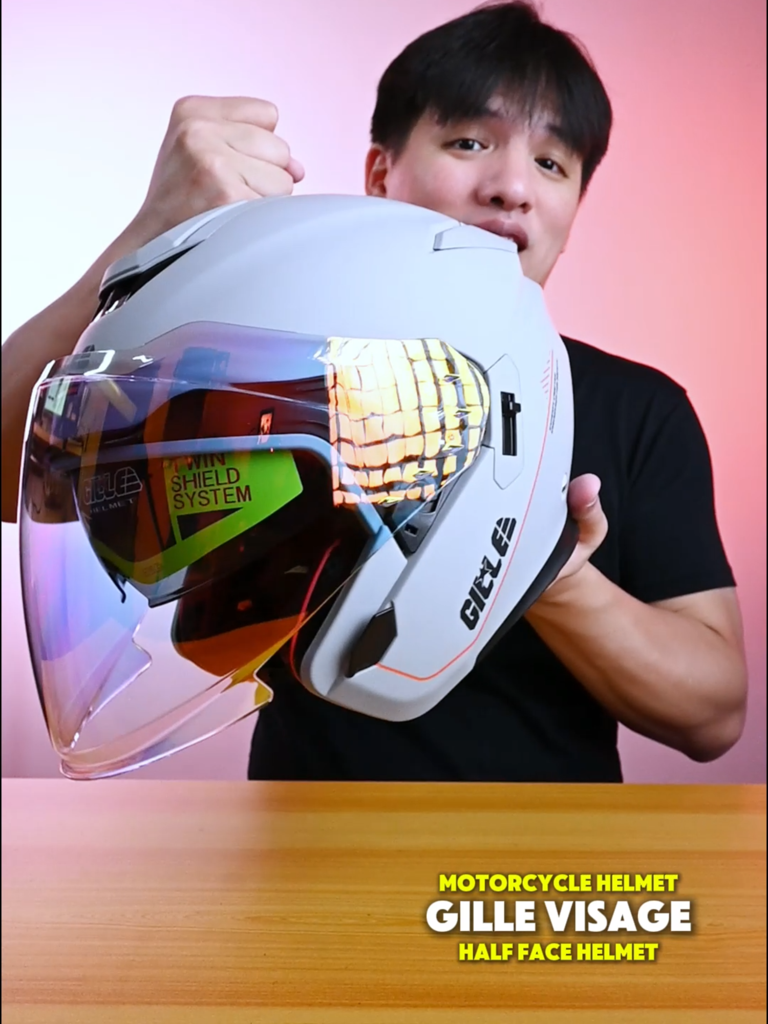 Gille Visage Half Face Helmet #helmet #motorcyclehelmet #gillehelmetph