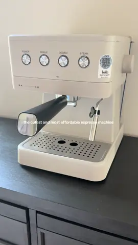 Obsessed with my new espresso machine!! ☕️ #bellaespressomaker #espressomachine #coffeetok #coffeebar #coffeeathome 
