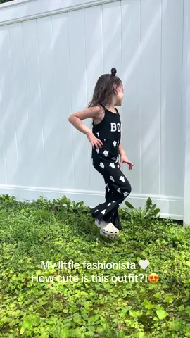 My girly rocking the cutest outfit for our fav season coming up👻 Grab one for your little one too🤍😍 #daughter#momtok#tiktokshop#halloween#fyp
