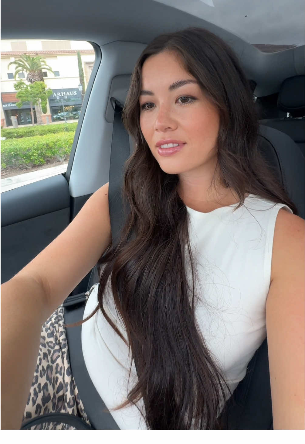 let’s test drive a Tesla for the first time🌶️ #tesla #modely #fashionisland 