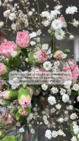 The reality of being a mum.  I’m not just a mum, I’m still me.  Motherhood didn’t erase me, but it is teaching me to meet myself all over again.  So now I’m finding little ways to look after me too.   #motherhood #postpartum #realityofmotherhood #momlife #postpartumjourney 