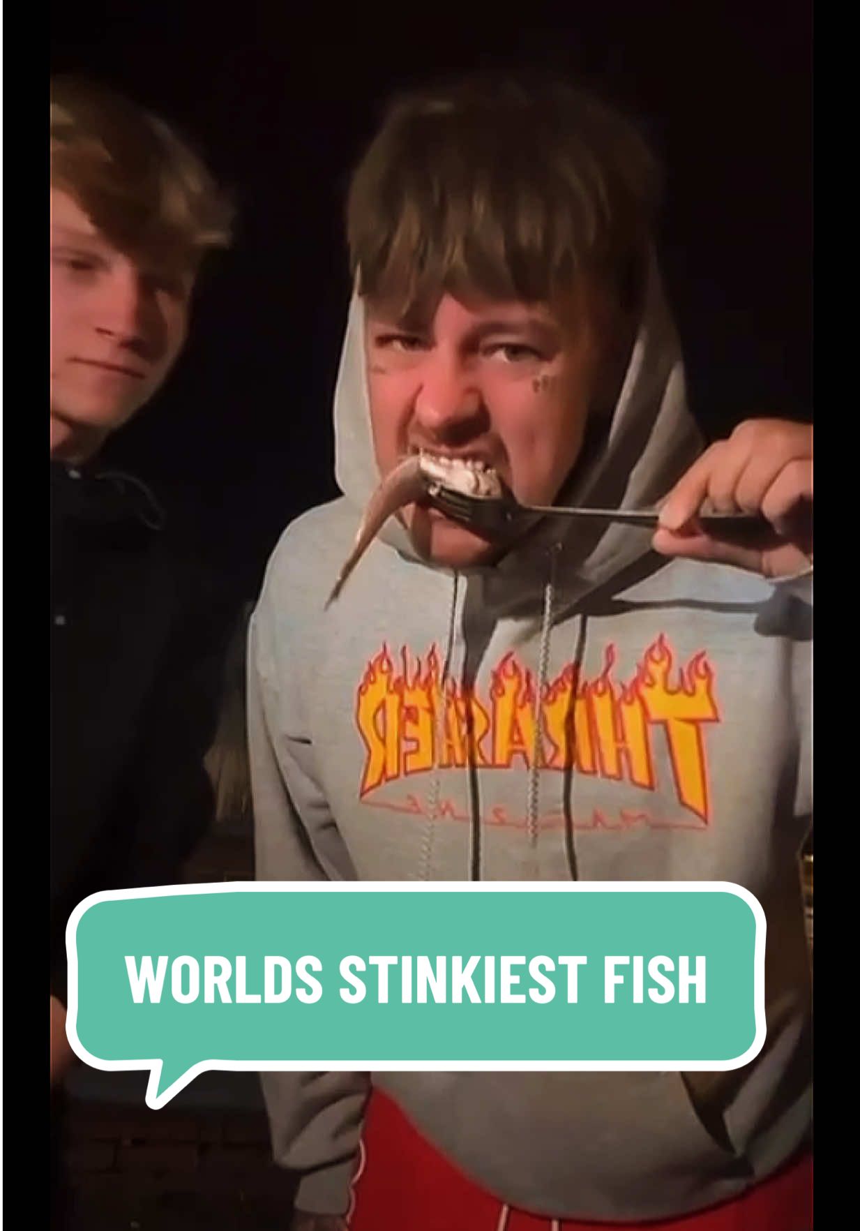 me & the boy @jakefine04 decided to try the worst smelling fish in the world it’s actually the worst thing I’ve tried hands down #surströmming #surstrommingchallenge #viral #fyp #surstromming 