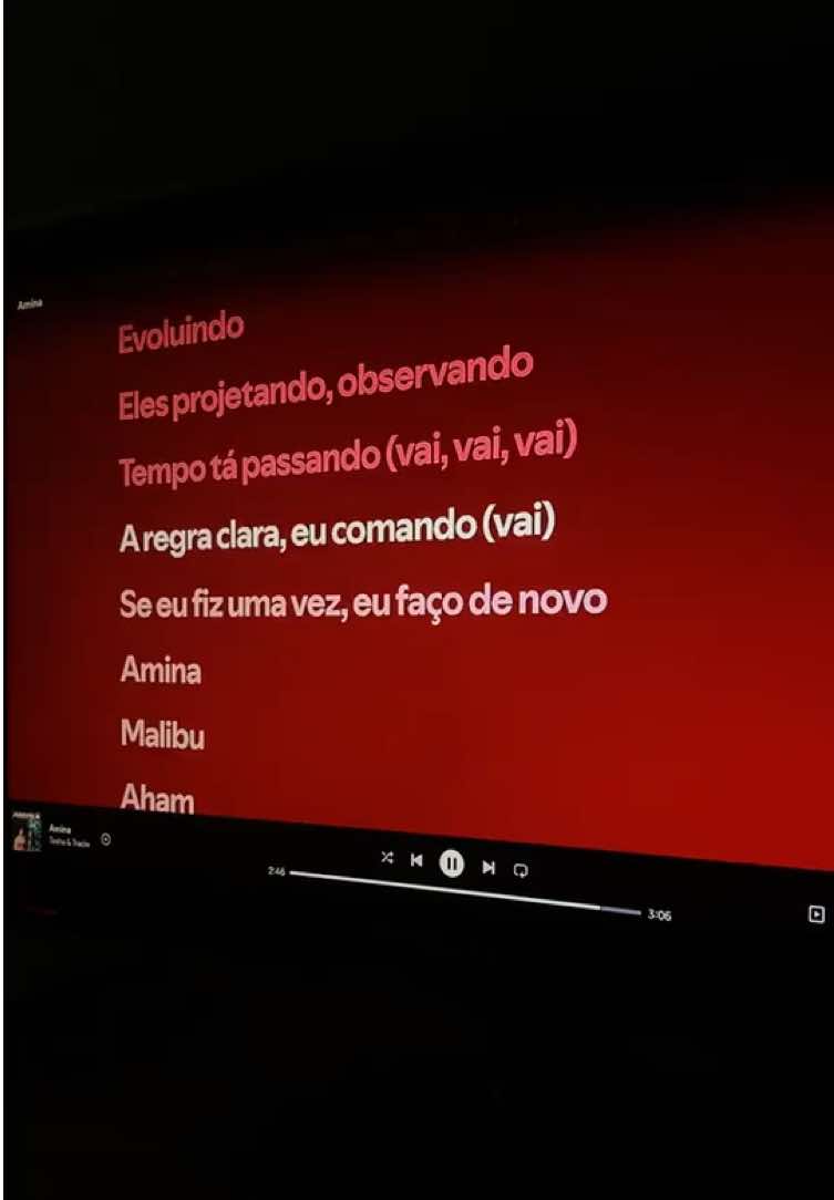 Se eu fiz eu faço de novo Amina #amina #trashaetracie #lyrics_songs 