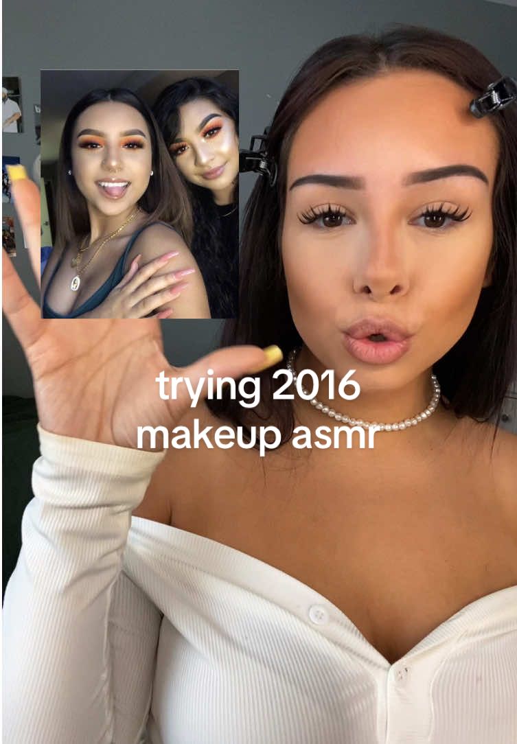 trying 2016 makeup asmr💄😋 this healed something in me #asmr #makeup #asmrvideo #makeuptutorial #girl 