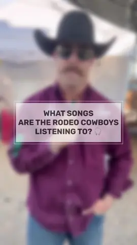 Every wonder what's playing in cowboy's headphones? 👀🎶