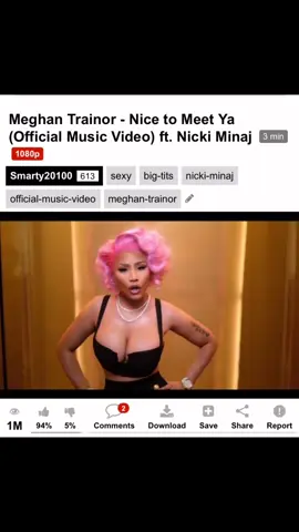 #nickiminaj #meghantrainor #nicetomeetya #mv #foryou