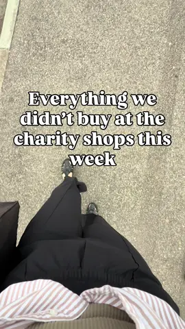 We attempted a charity shop challenge this week and the kids came away with nothing! Should we have picked up any of these bits? 🛍️ #charityshop #thrift #thrifting #Sustainability #secondhand 