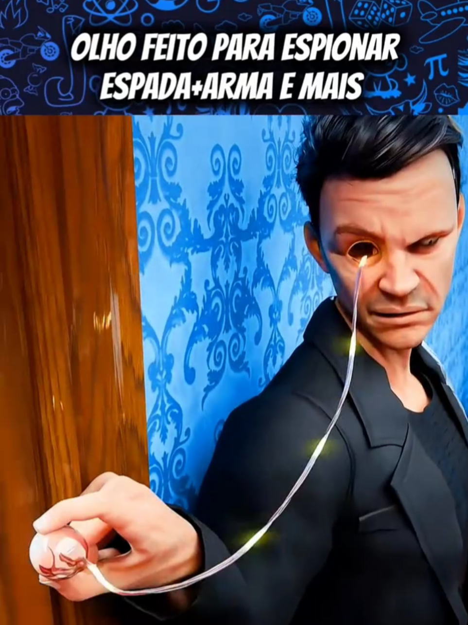 Seria possível usar o próprio olho para espionagem #curiosidade #curioso #fatos #educação #vocesabia