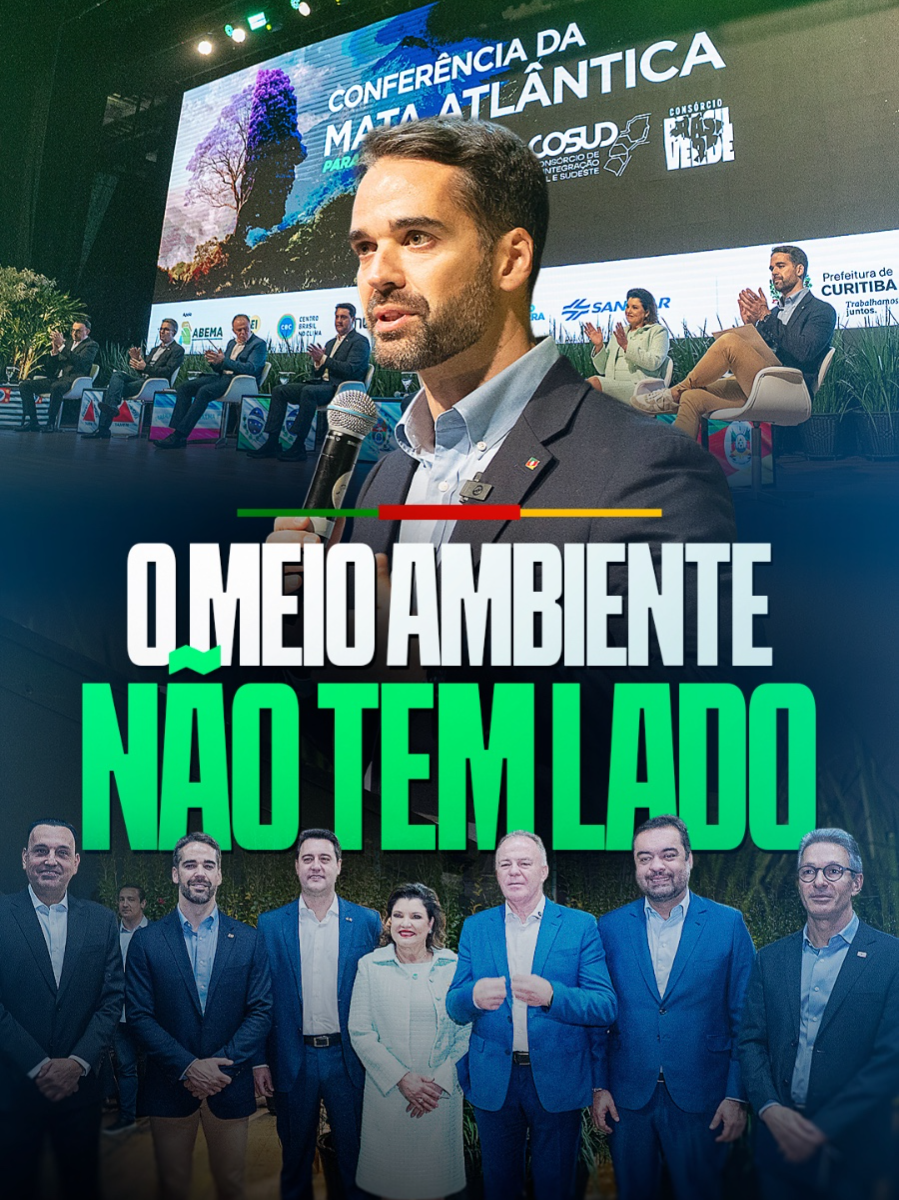 🌿🤝✅ Estamos unidos para trabalhar pelo nosso bem mais precioso: o meio ambiente. Sem briga, radicalismos ou polarização. Os Estados do Sul e Sudeste estão fazendo suas contribuições para a COP30.