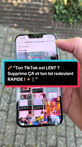 🚀 “Ton TikTok est LENT ? Supprime ÇA et ton tel redevient RAPIDE ! ⚡📱” #TikTokTips #AstuceTelephone #BoostRapide #SecretTikTok #HackSmartphone